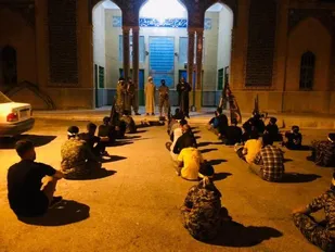 برگزاری پیاده روی شبانه در شهرستان سرخه