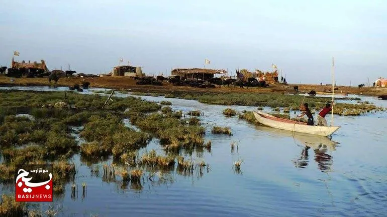 مهار کانون‌های آتش سوزی در تالاب هورالعظیم با آبگیری بخش عراقی