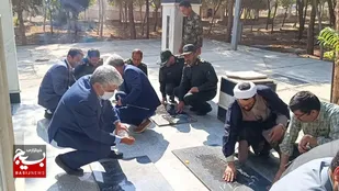 برگزاری گلباران گلزار شهدا و رژه خودرویی در میامی+ تصاویر