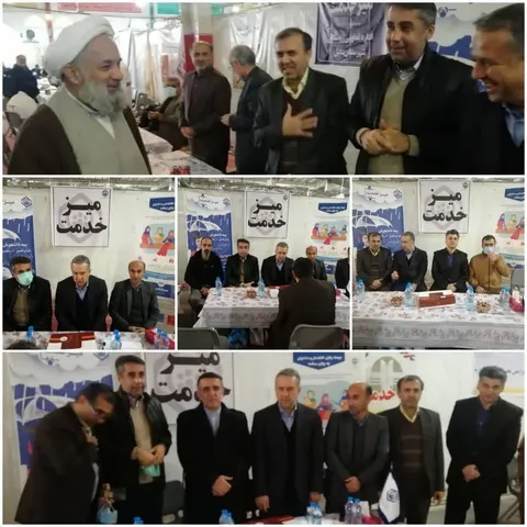 برگزاری میز خدمت جهادی در مصلی نماز جمعه شهرستان بابل