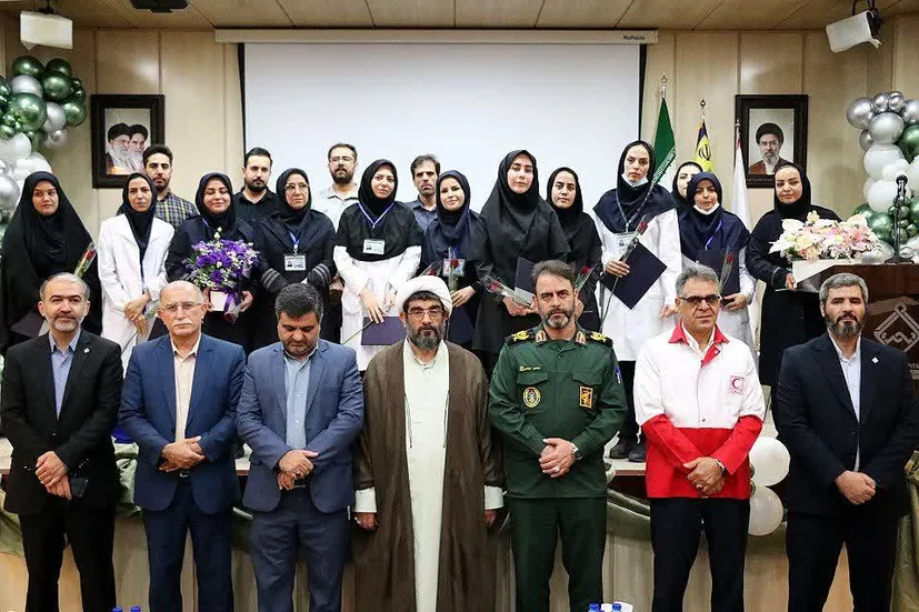 برگزاری مراسم بزرگداشت روز پرستار در بیمارستان بهمن