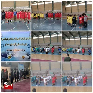 برگزاری مسابقات چندجانبه فوتبال سالنی سربازان به مناسبت سوم خرداد سالروز آزادسازی خرمشهر در ایذه