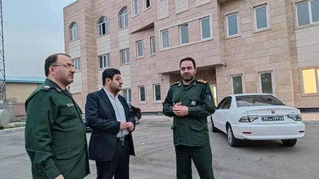 دیدار فرماندار  شهرستان ری با فرمانده سپاه ناحیه   حضرت عبدالعظیم «ع»