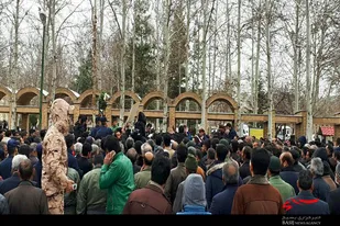 پیکر مطهر شهید &laquo;قاسمی&raquo; در زادگاهش نهاوند آرام گرفت