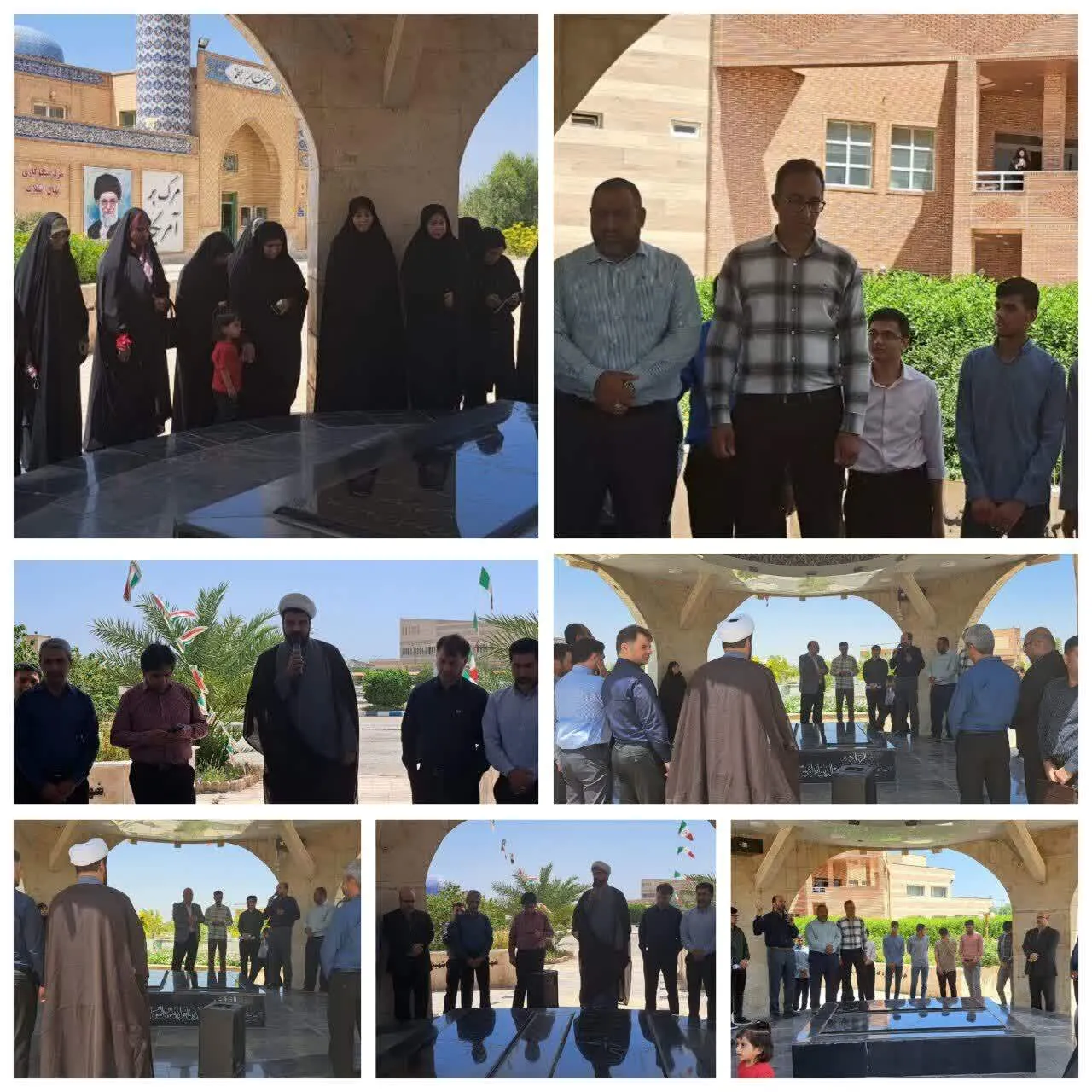 اجتماع اساتید، دانشجویان و دانشگاهیان دانشگاه علوم و فنون دریایی خرمشهر در حمایت از عملیات وعده صادق