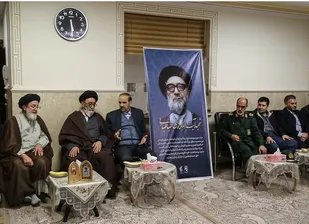 دیدار مسئولان آذربایجان شرقی با فرزند شهید آیت الله قاضی طباطبایی
