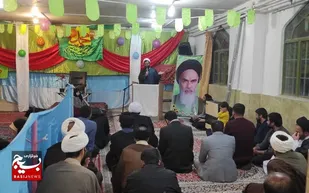 جشن عیدمبعث باحضور روحانیون و طلاب شهرکیان