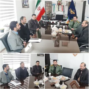 دیدار مسئول تربیت بدنی سپاه استان تهران با فرمانده سپاه و جامعه ورزش پیشوا