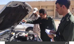 تصاویر / برگزاري صبحگاه خودرويي در سپاه ناحيه اقليد