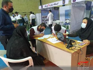 واکسیناسیون محلات جنوبی با همکاری ناحیه مقاومت بسیج سپاه شهرستان بوشهر