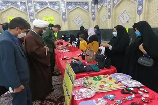 نمایشگاه اقتصاد مقاومتی بسیج در زرین دشت افتتاح شد