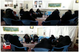 نشست تبیینی با موضوع عفاف و حجاب در پایگاه آسیه (س) سرخه برگزار شد