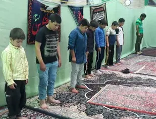 حلقه صالحین کودک و نوجوان پایگاه بسیج روستای کهرت