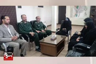 دیدار خواهران خادم الشهداء دامغان با دادستان شهرستان