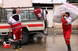 آماده باش هلال احمر خوزستان در پی بارش ها در استان