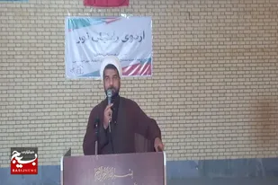 ۳۷ دانش آموز خاش به مناطق عملیاتی جنوب کشور اعزام شدند