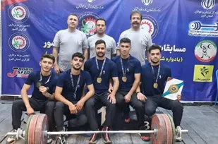 درخشش وزنه&zwnj;برداران کردستانی با کسب ۳۹۶ امتیاز در ساوه