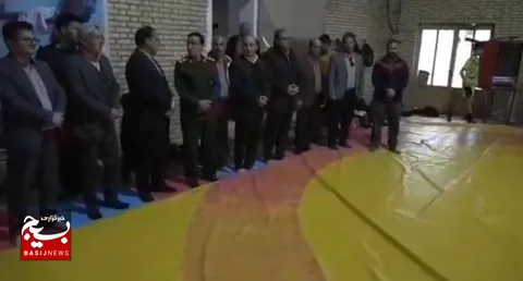 افتتاح خانه‌ی کشتی بسیج شهر شباب از شهرستان چرداول استان ایلام