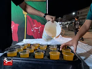 خدمات رسانی به عزاداران حسینی در هفتکل +گزارش تصویری