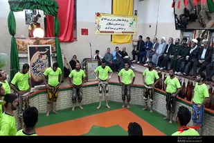 مراسم گرامیداشت هفته فرهنگ پهلوانی در بهار