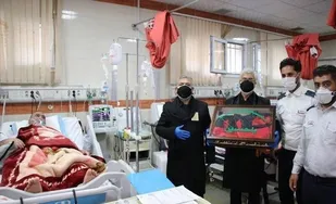 مراسم عزای سیدالشهدا(ع) در جمع بیماران کرونایی استان البرز برگزار شد+تصاویر