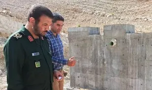 بازدید جانشین فرمانده سپاه امیرالمؤمنین (ع) استان ایلام از پروژه های محرومیت زدایی دهلران