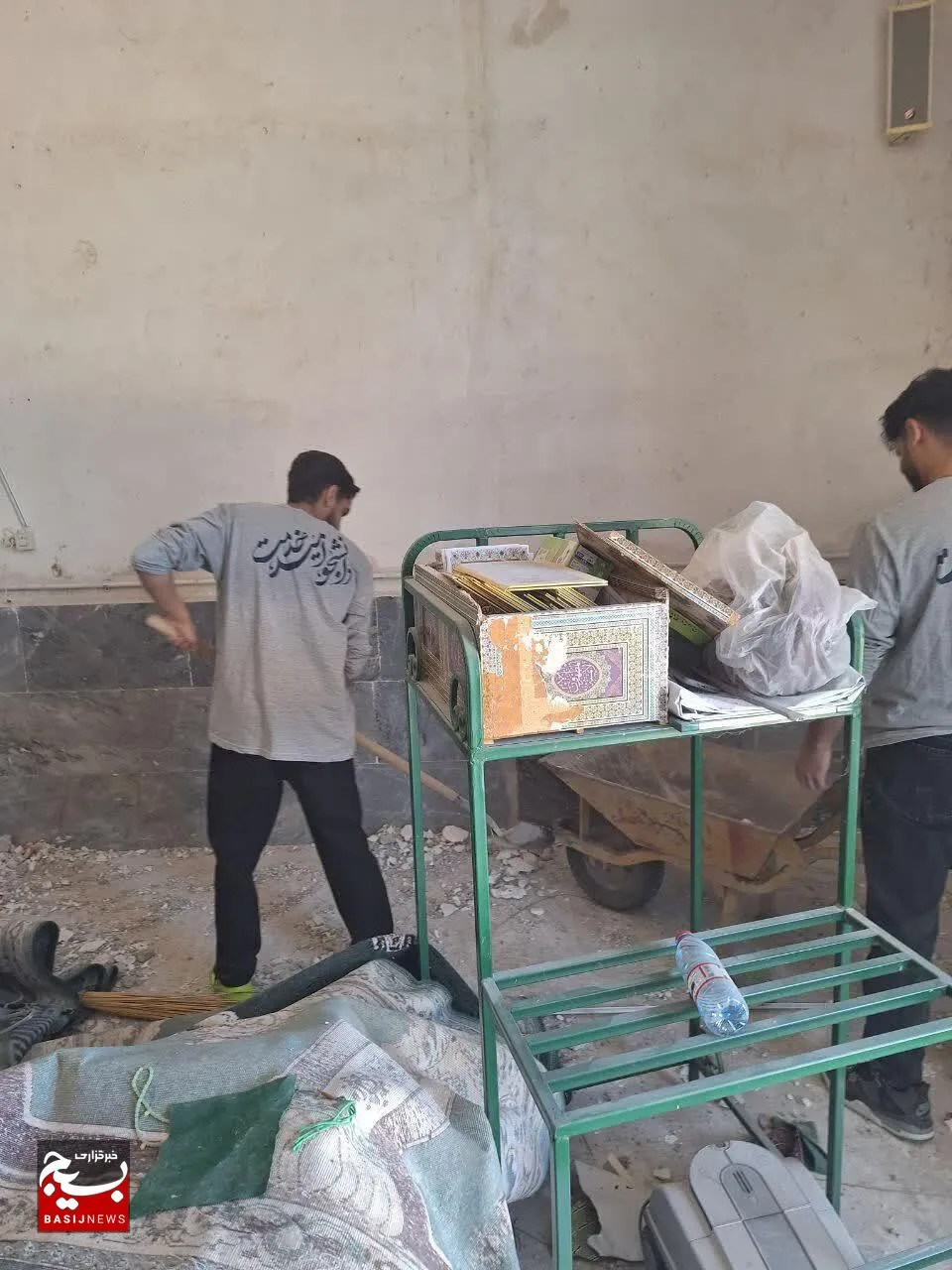 برگزاری اردوی عهد خدمت بسیج دانشجویی دانشگاه صنعتی خاتم الانبیاء بهبهان