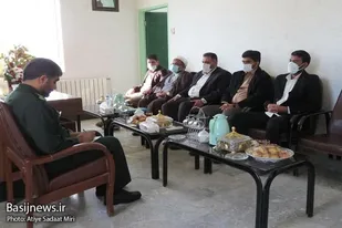دیدار رئیس سازمان بسیج مداحان و هیآت مذهبی سیستان و بلوچستان با فرمانده جدید ناحیه زاهدان
