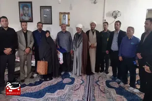 دیدار اصحاب رسانه نهاوند با خانواده شهید &laquo;رضا سوری&raquo;