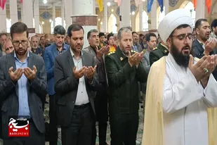 اقامه نماز عید فطر در فامنین