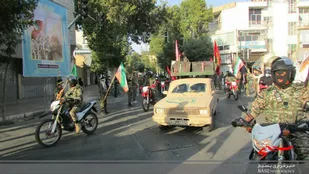 حرکت کاروان خودرویی گرامیداشت هفته دفاع مقدس در شاهرود+ تصاویر