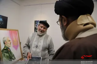 بازدید حجت الاسلام آل هاشم از نمایشگاه &laquo;نقش مانا&raquo; در سگواره فاطمی