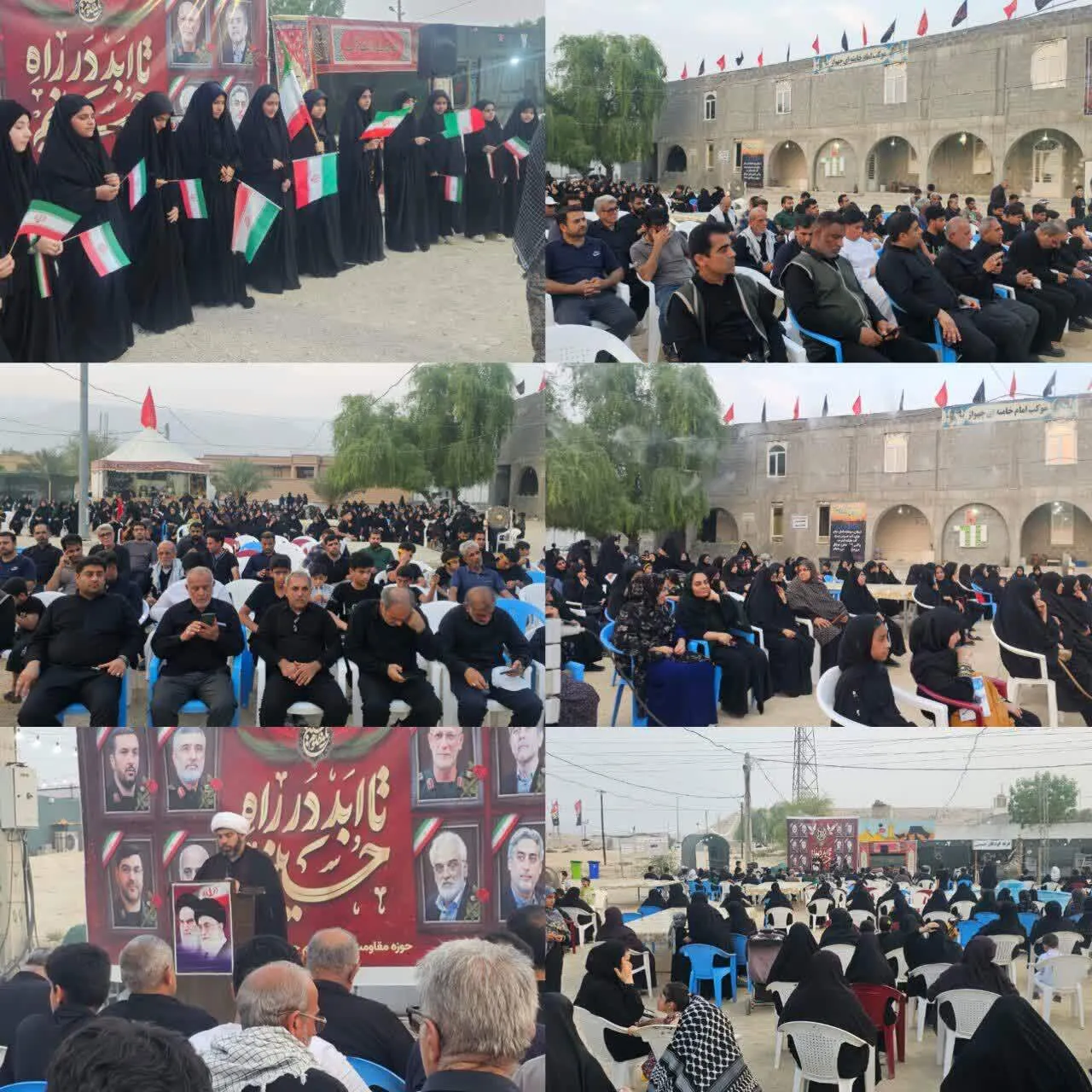 پیاده روی جاماندگان و دلدادگان اربعین حسینی در روستای چهواز برگزار شد