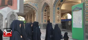 اعزام بسیجیان خواهر هندیجان به مشهد مقدس
