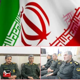 تبریک روز پاسدار فرمانده انتظامی به فرماندهی و مجموعه سپاه هندیجان