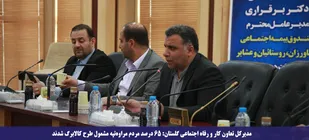 ۶۵ درصد مردم مراوه&zwnj;تپه مشمول طرح کالابرگ شدند/میانگین درآمد سرانه گلستان نصف میانگین کشور است