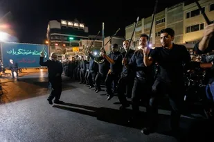 دسته هاي عزاداري شاه حسين گويان در آذربایجان شرقی