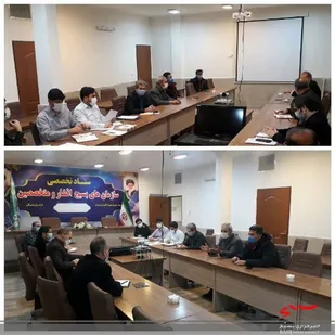 برگزاری جلسه کلینیک صنعت سازمان بسیج مهندسین صنعت و معدن خراسان شمالی