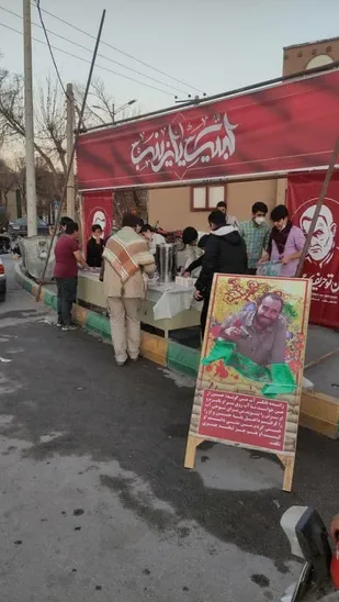 برگزاری ایستگاه صلواتی در شهر مبارکه همزمان با میلاد حضرت زینب(س)