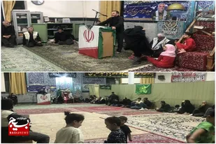 جلسه گروه جهادی بسیج در روستا صوفی آباد در سرخه برگزار شد