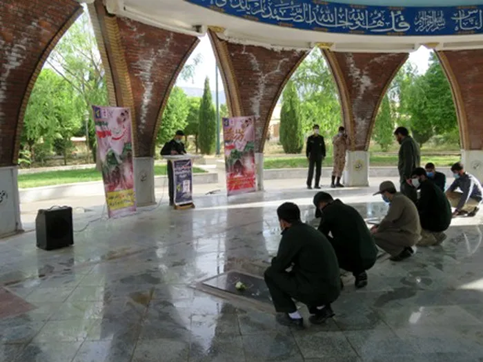 برگزاری مراسم عطر افشانی و غباروبی مزار شهدای گمنام درسالروز عملیات فتح خرمشهر
