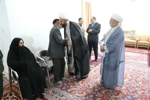 دیدار مسئول&nbsp;دفتر نمایندگی ولی فقیه در سپاه انصارالرضا علیه&zwnj;السلام خراسان جنوبی با خانواده شهید نوفرستی