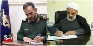 پیام مشترک فرمانده سپاه قدس گیلان و مسئول دفتر نمایندگی ولی فقیه در سپاه قدس گیلان به مناسبت سالروز رحلت جانگداز بنیان&zwnj;گذار کبیر انقلاب اسلامی و قیام تاریخی ۱۵ خرداد