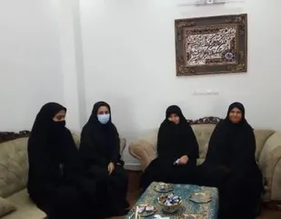 دیدار با خانواده شهیدهیبت الله ابراهیم محمدی در لردگان