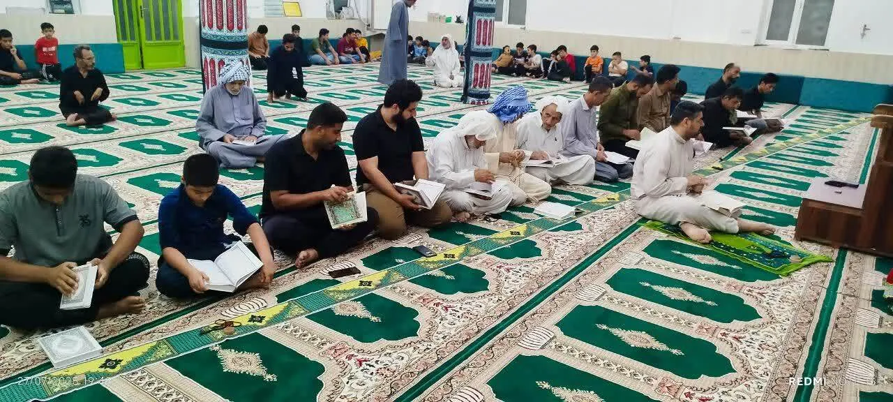 محفل نورانی انس با قرآن بمناسبت چهلم شهدای اقتدار در آغاجاری