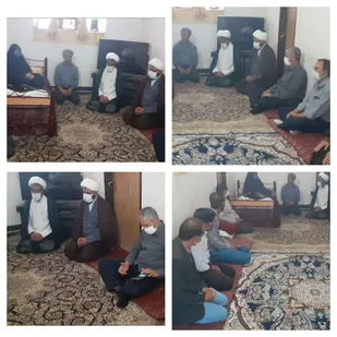 سرکشی از خانواده شهید علی زارعی در روستای  جلال آباد زرند برگزار شد