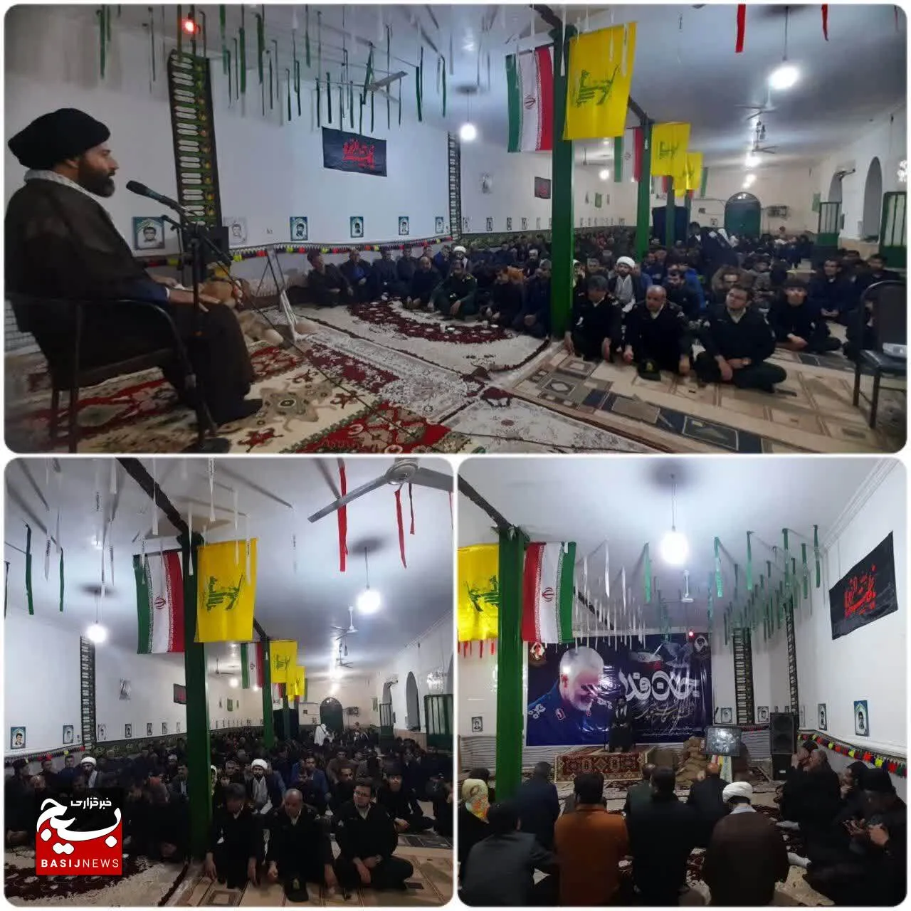 مراسم بزرگداشت چهارمین سالگرد شهادت حاج قاسم سلیمانی در شهرستان اندیکا برگزار شد