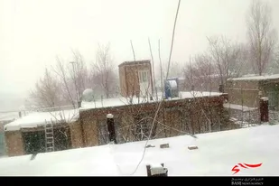 ملایر در آستانه سال جدید سفیدپوش شد