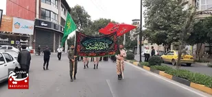 مراسم دسته روی نیروهای مسلح شهرستان بابل