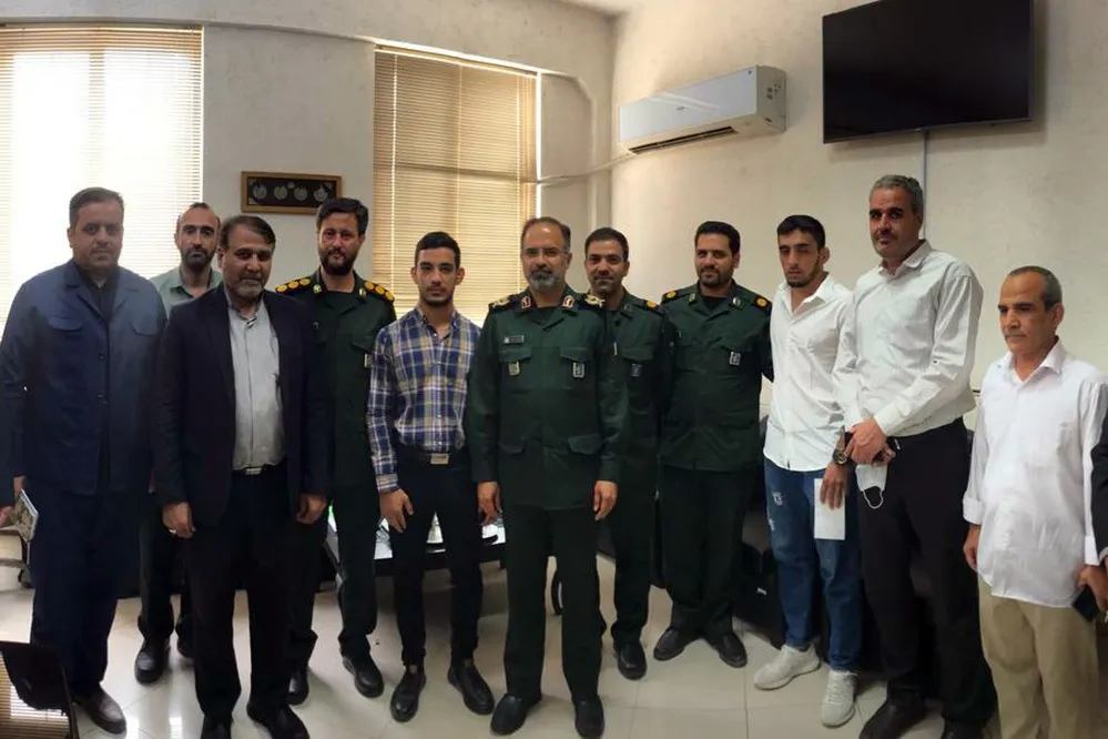 بدرقه و تجلیل فرمانده سپاه قم از فرنگی‌کاران اعزامی به جام شاهد